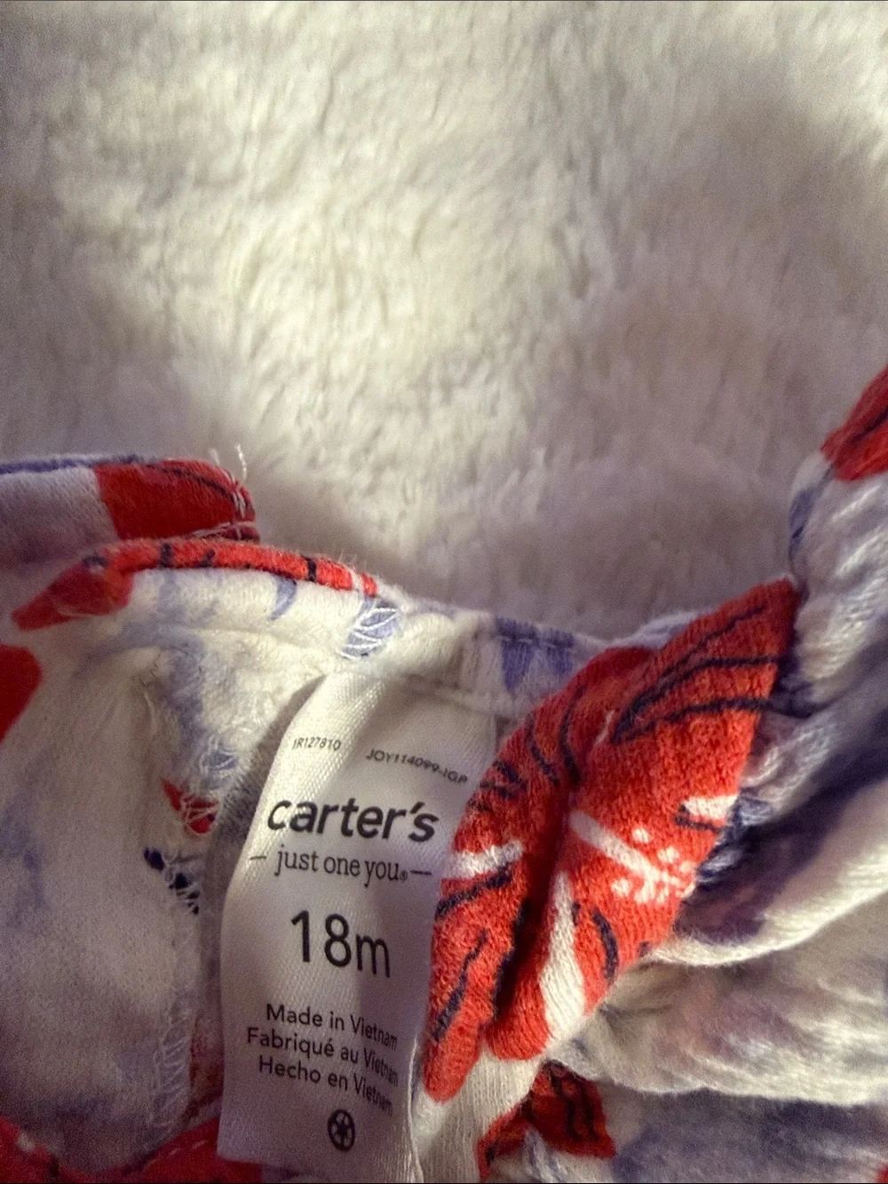 Carters sleeveless floral